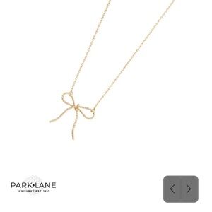 Park Lane Gold “Lacey” Bow Necklace